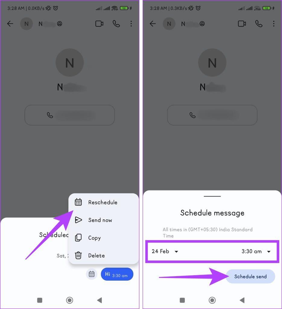 Comment planifier des messages sur l'application Signal