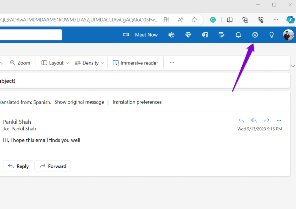 如何在 Microsoft Outlook 中翻譯電子郵件