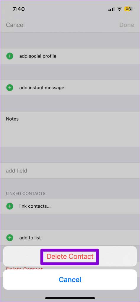 Top 6 des correctifs pour iPhone n'affichant pas les noms des contacts pour les appels entrants