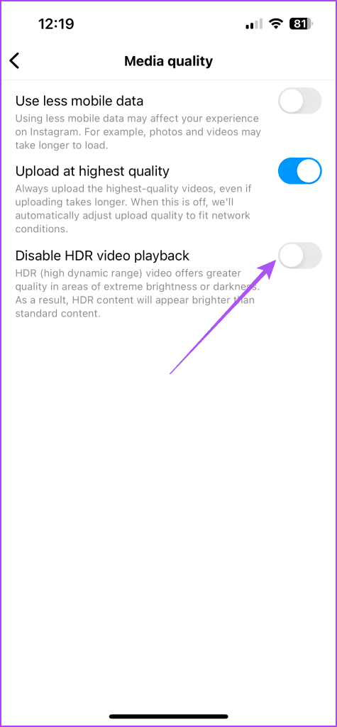 Las 5 mejores soluciones para videos HDR que no se reproducen en Instagram en iPhone y Android