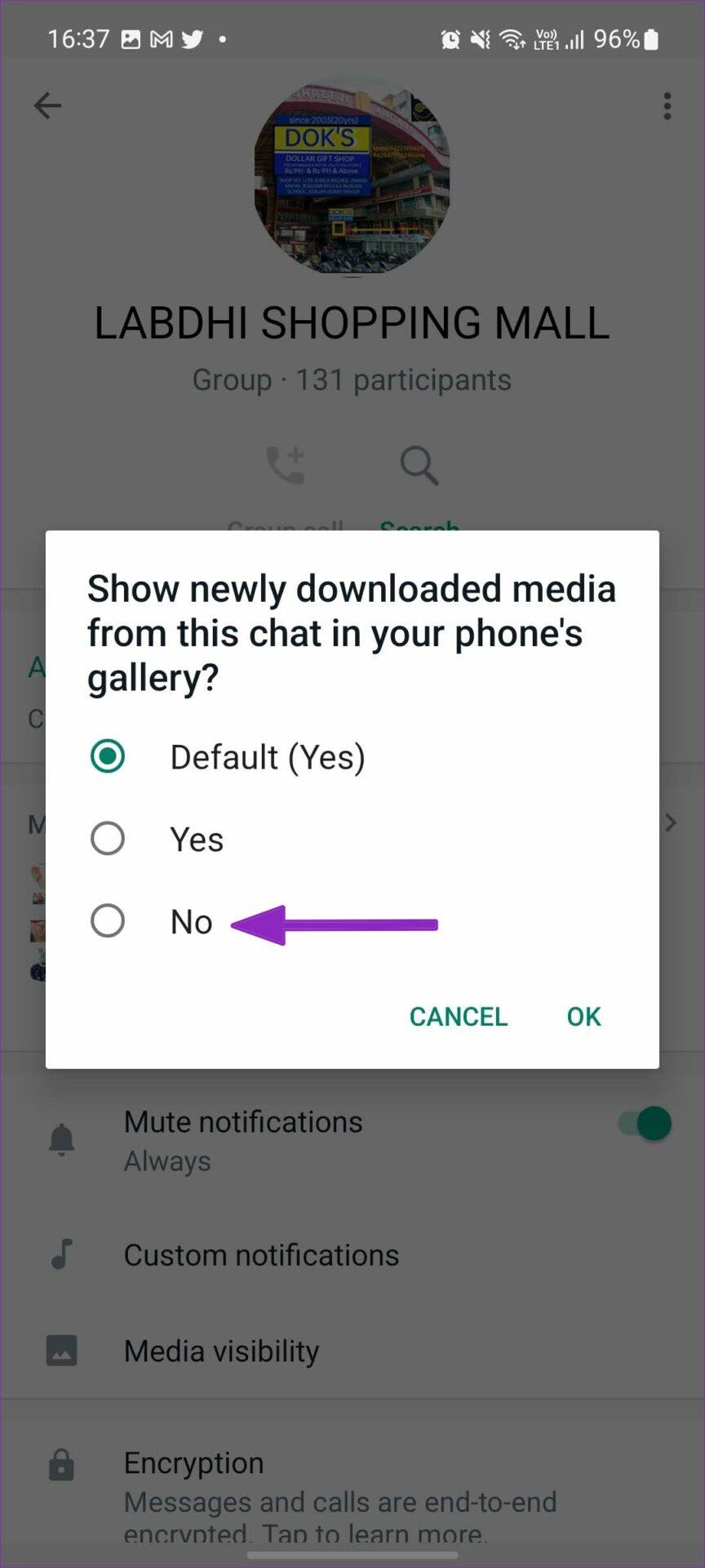 WhatsAppで写真やビデオの自動ダウンロードを停止する方法
