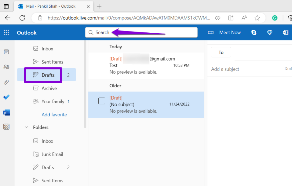 Las 6 mejores formas de arreglar Microsoft Outlook sin guardar borradores en Windows