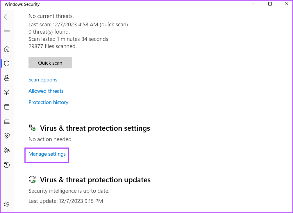 Las 7 soluciones principales para el error de virus 'La operación no se completó correctamente' en Windows 11