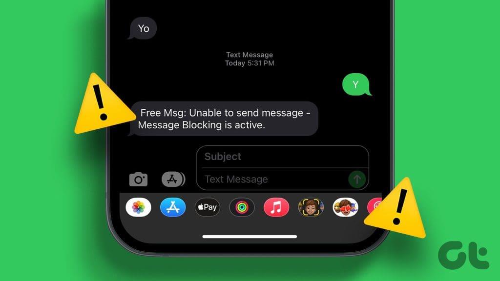 Les 11 meilleures façons de corriger le blocage des messages est une erreur active sur Android et iPhone