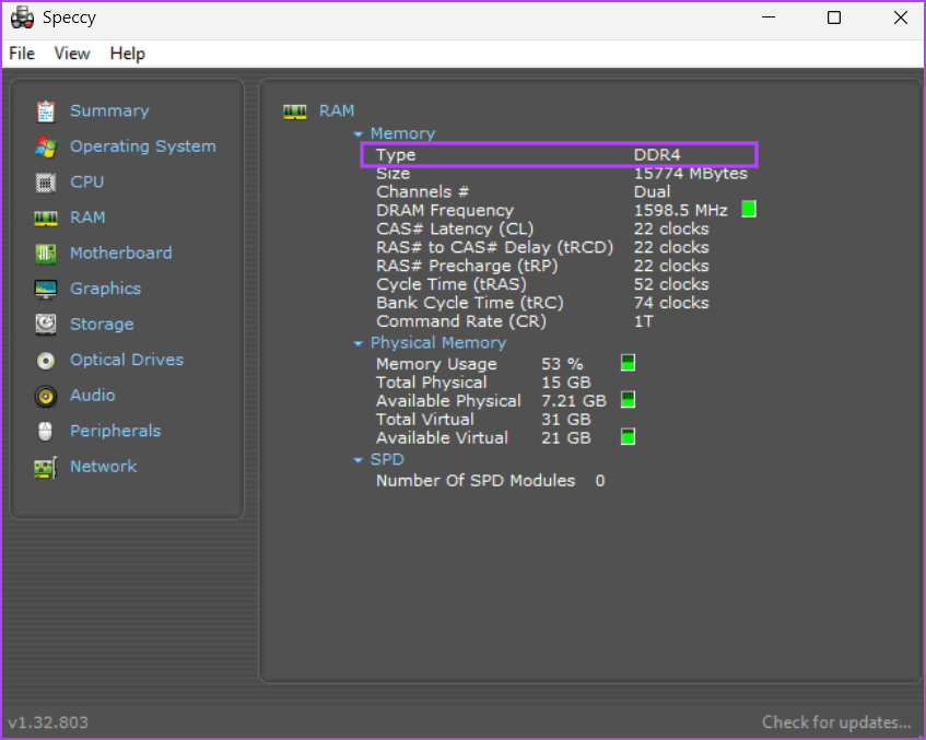 5 modi migliori per verificare il tipo di RAM nel PC su Windows 10 e Windows 11