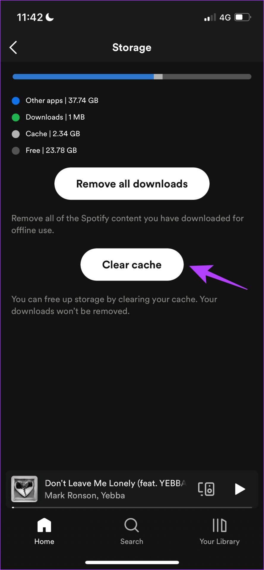 So leeren Sie den Cache auf Spotify und was passiert, wenn Sie das tun