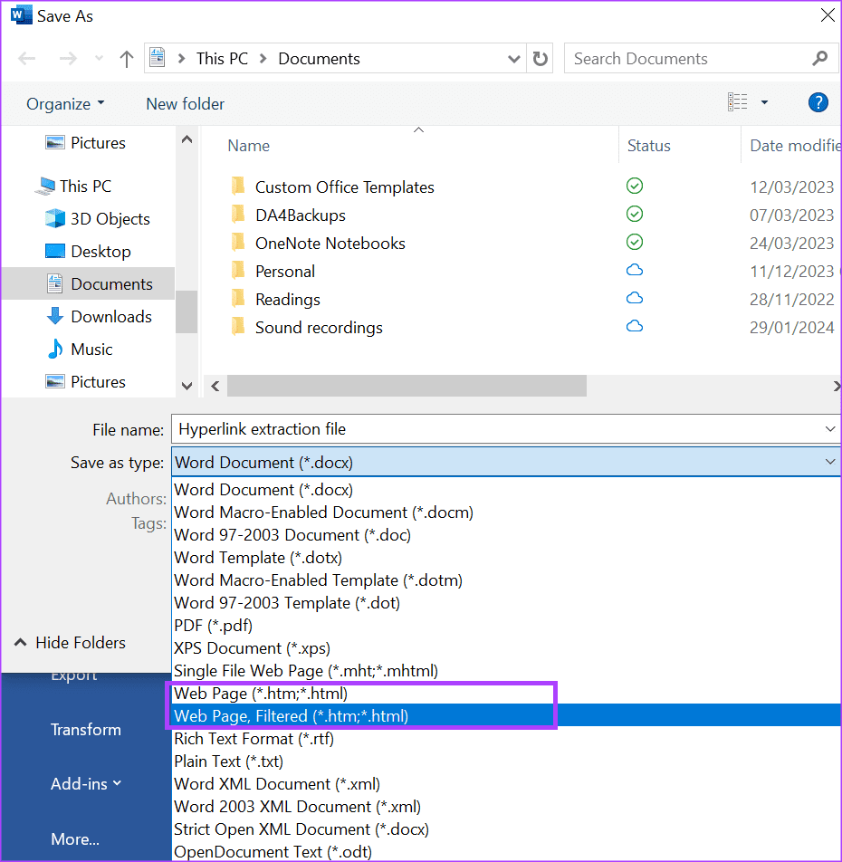 3 mejores formas de extraer una URL de hipervínculos en Microsoft Excel