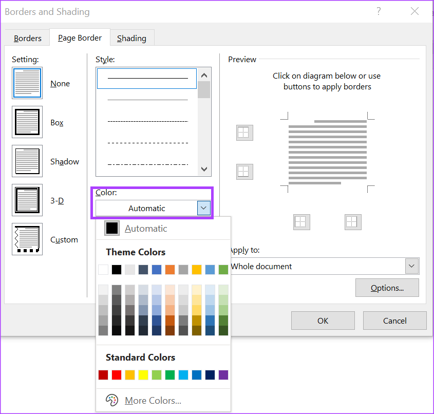 Come inserire e modificare il bordo di una pagina in Microsoft Word