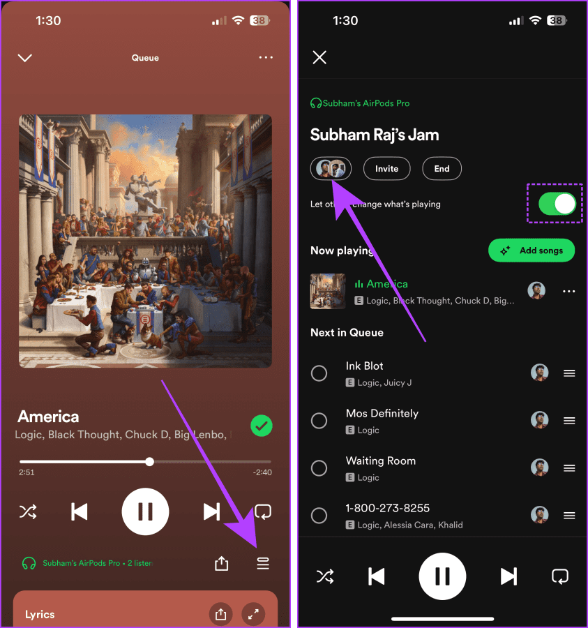 วิธีเริ่มเซสชัน Spotify Jam กับเพื่อน ๆ