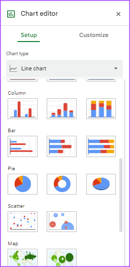 Como adicionar e personalizar uma linha de tendência em um gráfico no Planilhas Google