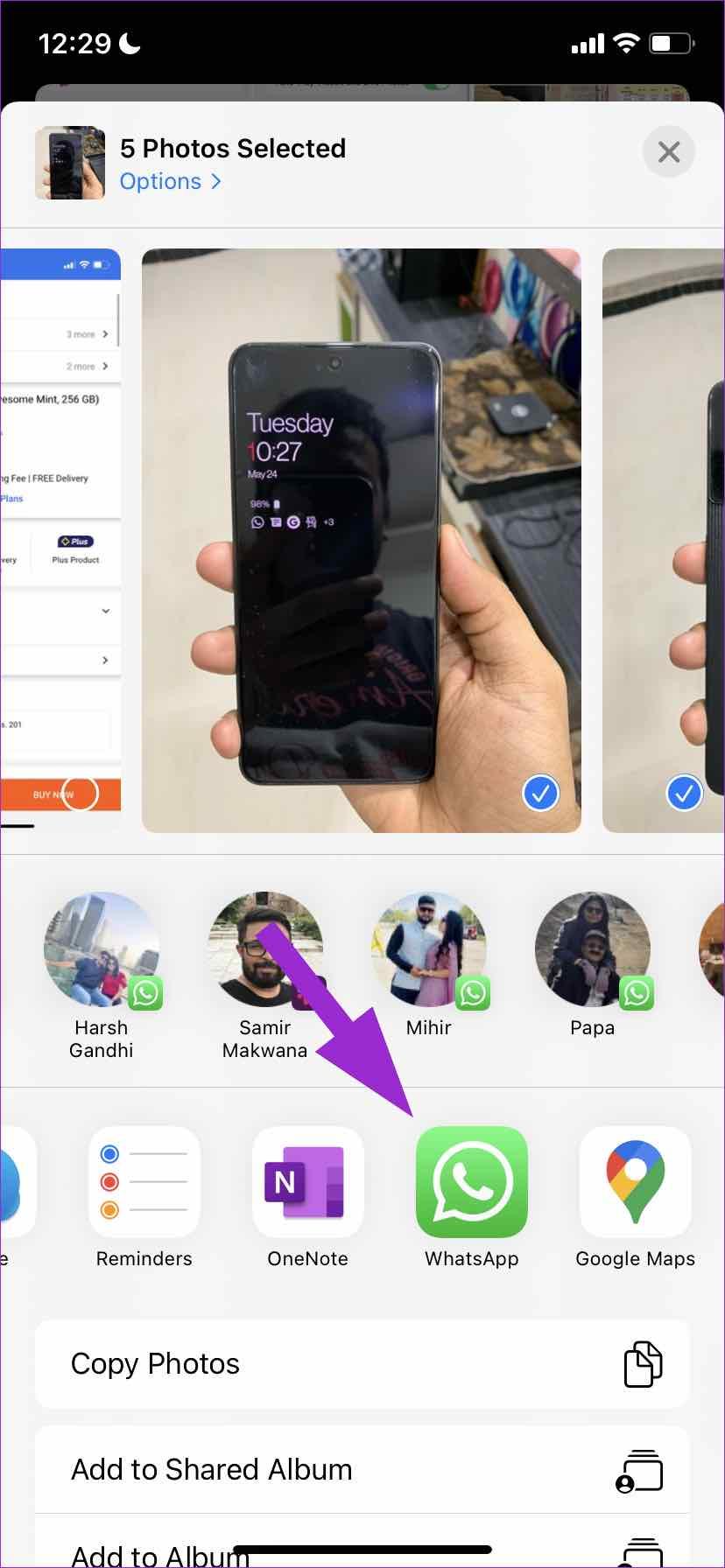 Comment envoyer plusieurs photos sur WhatsApp pour iPhone et Android