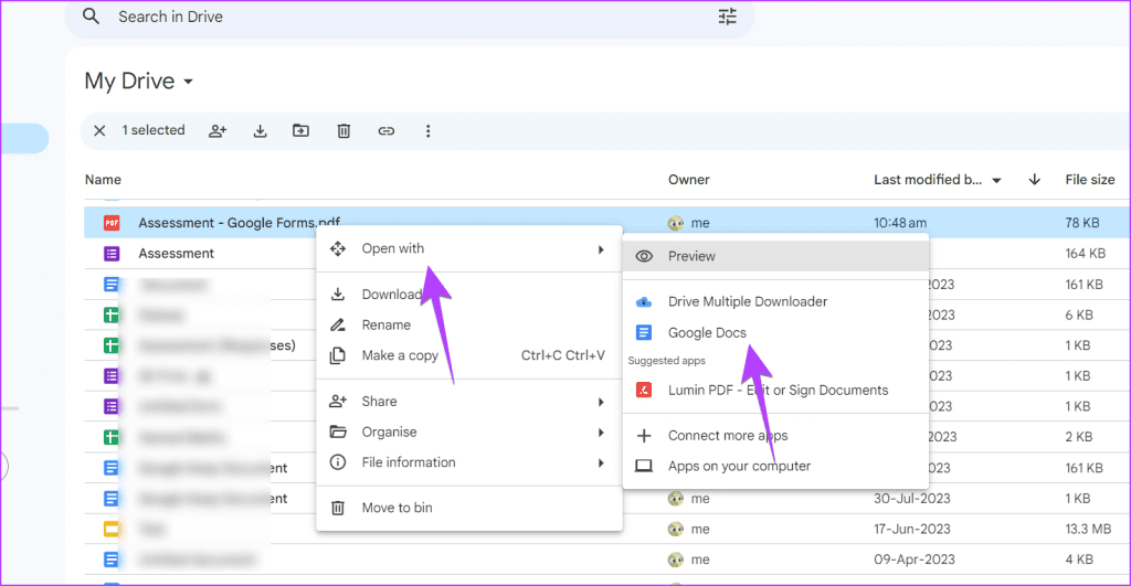 วิธีแปลง Google Forms เป็น PDF, Google Docs หรือ Word