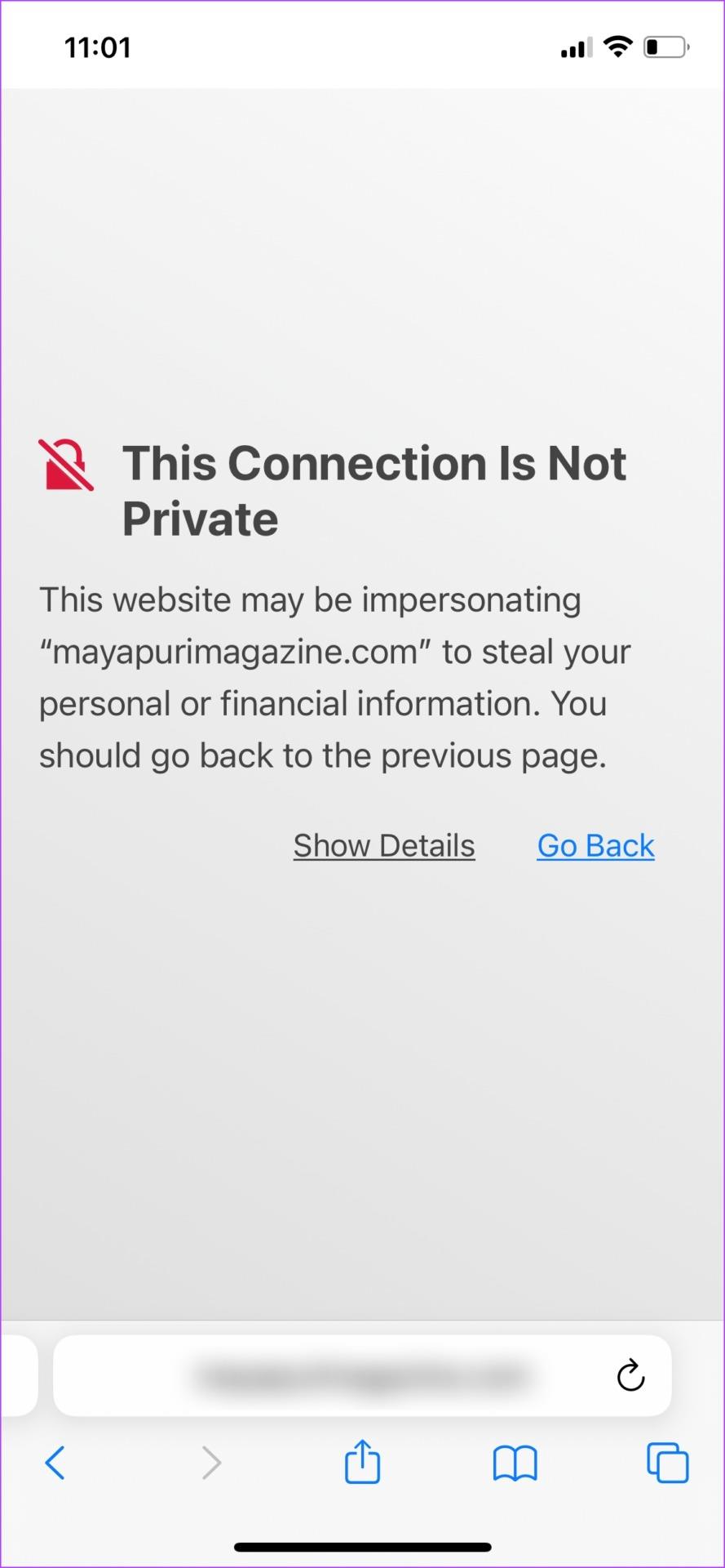 9 correções para ‘Esta conexão não é privada’ no Safari no iPhone e iPad