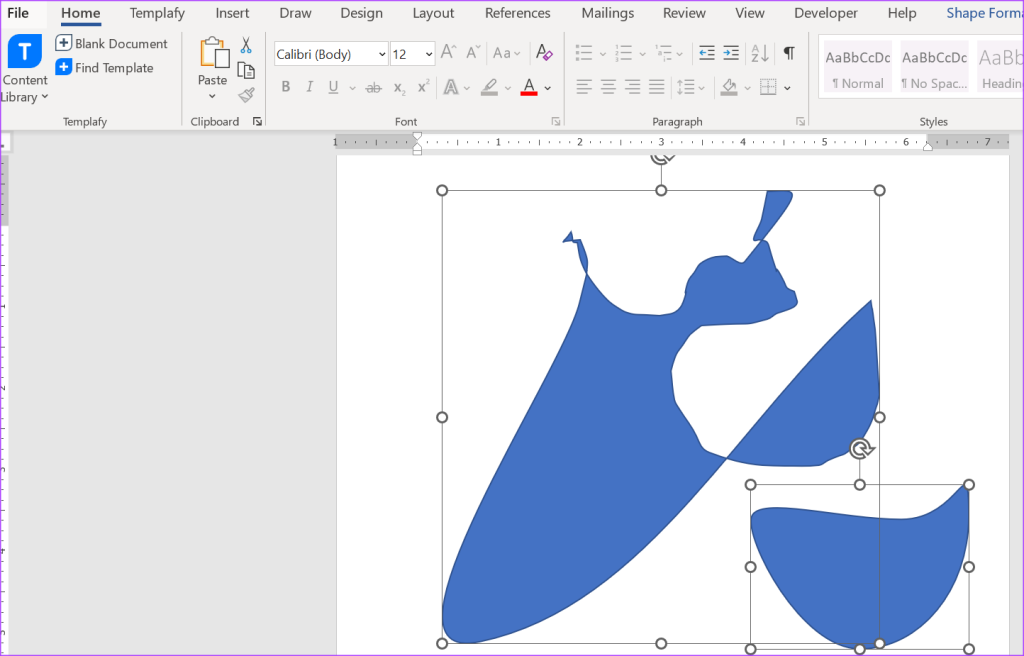 如何在 Microsoft Word 中新增和編輯形狀