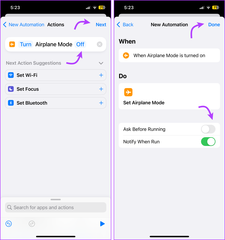 iOS で機内モードを自動的にオンまたはオフにする方法