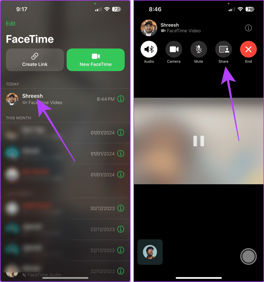 Como compartilhar sua tela no FaceTime no iPhone, iPad e Mac