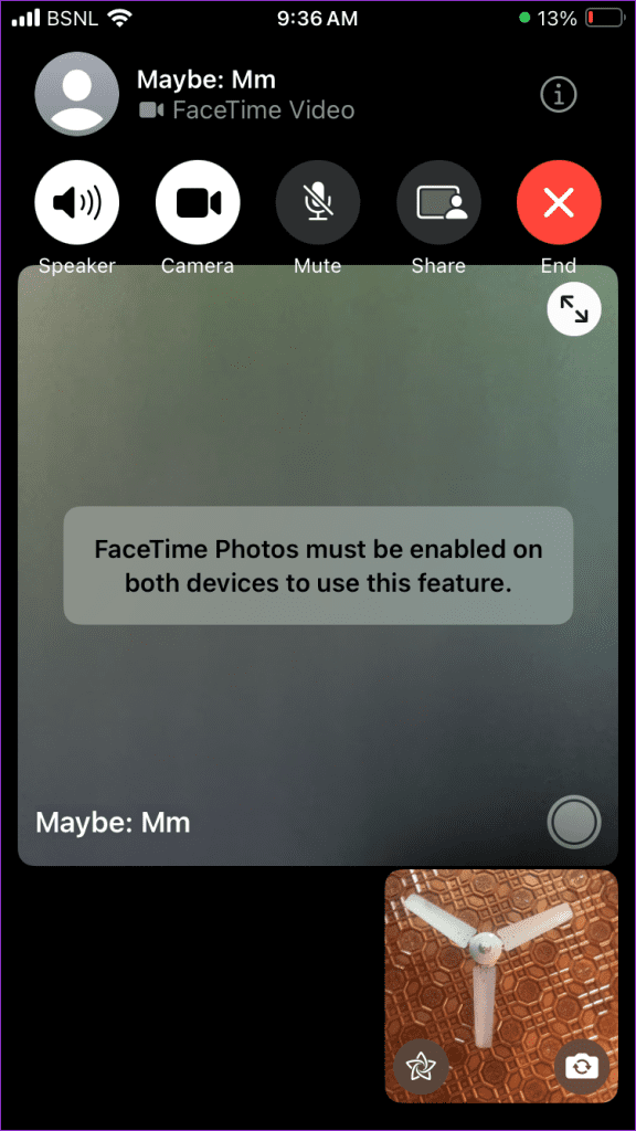 Que signifie les photos FaceTime doivent être activées sur les deux appareils