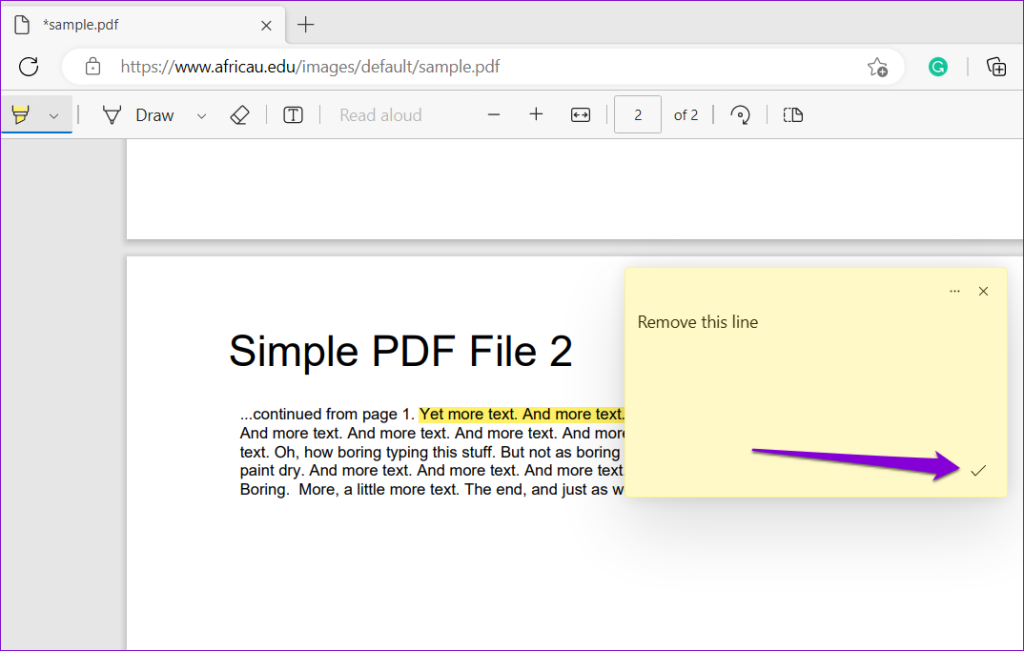 Microsoft Edge の組み込み PDF エディターを使用して PDF を編集する方法