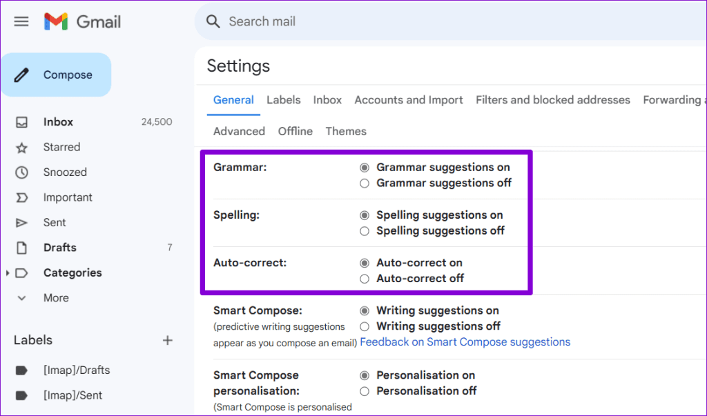 修復 Gmail 中拼字檢查不起作用的 8 種方法