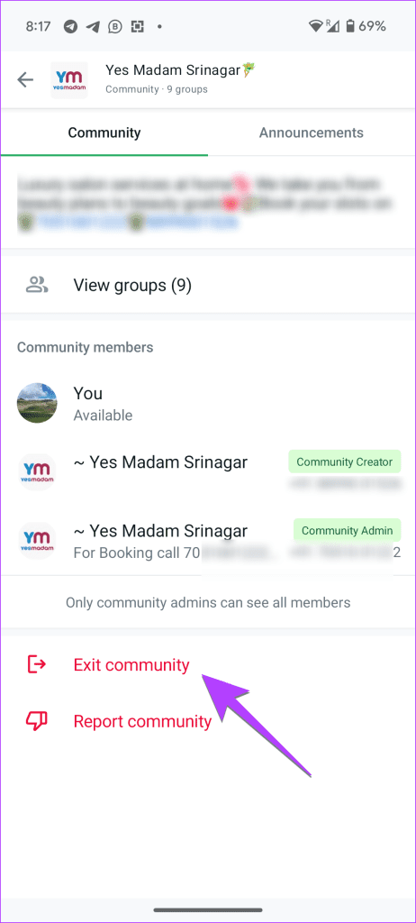 So löschen, deaktivieren oder beenden Sie die WhatsApp-Community