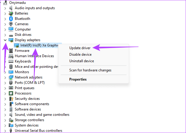 Najlepsze 5 poprawek dla systemu Windows 11, który nie wykrywa procesora graficznego