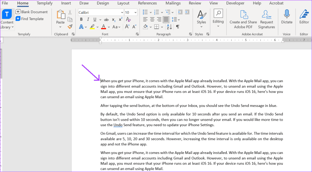 3 beste manieren om een ​​alinea in Microsoft Word te laten inspringen