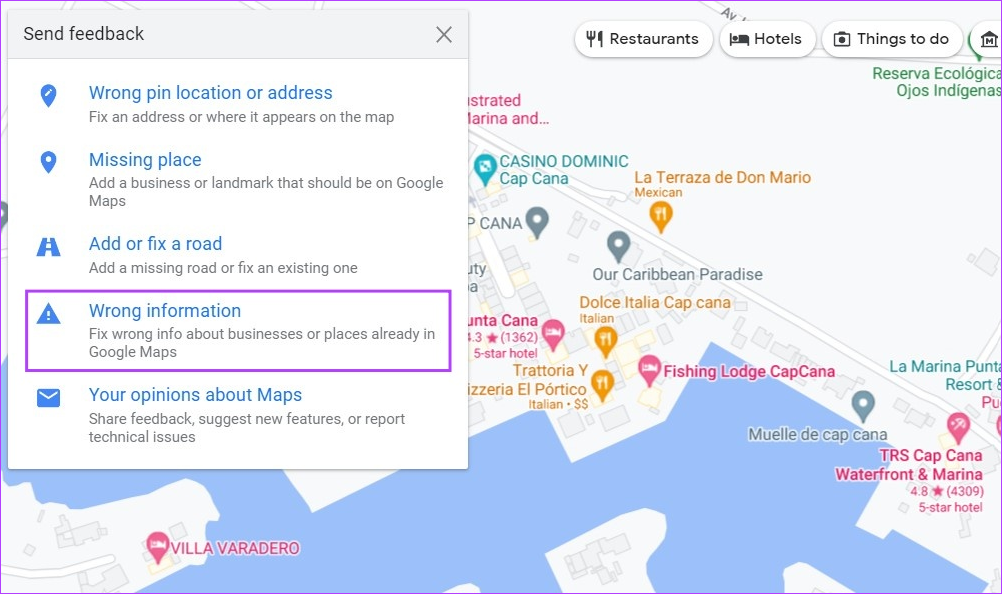 Come aggiungere una posizione o un indirizzo mancante in Google Maps