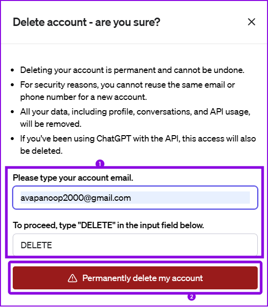 ChatGPT 계정을 삭제하는 방법: 단계별 가이드