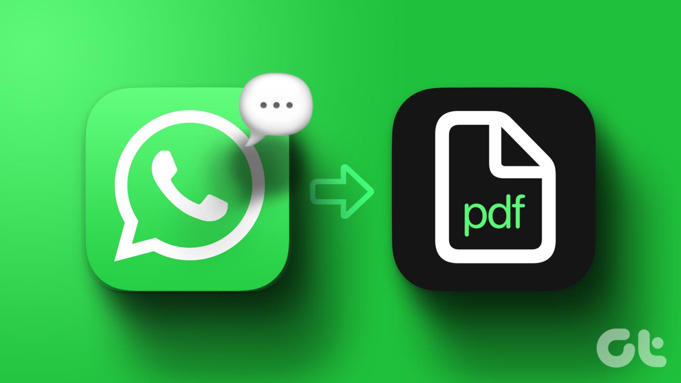 كيفية تصدير دردشة WhatsApp إلى PDF على Android أو iOS