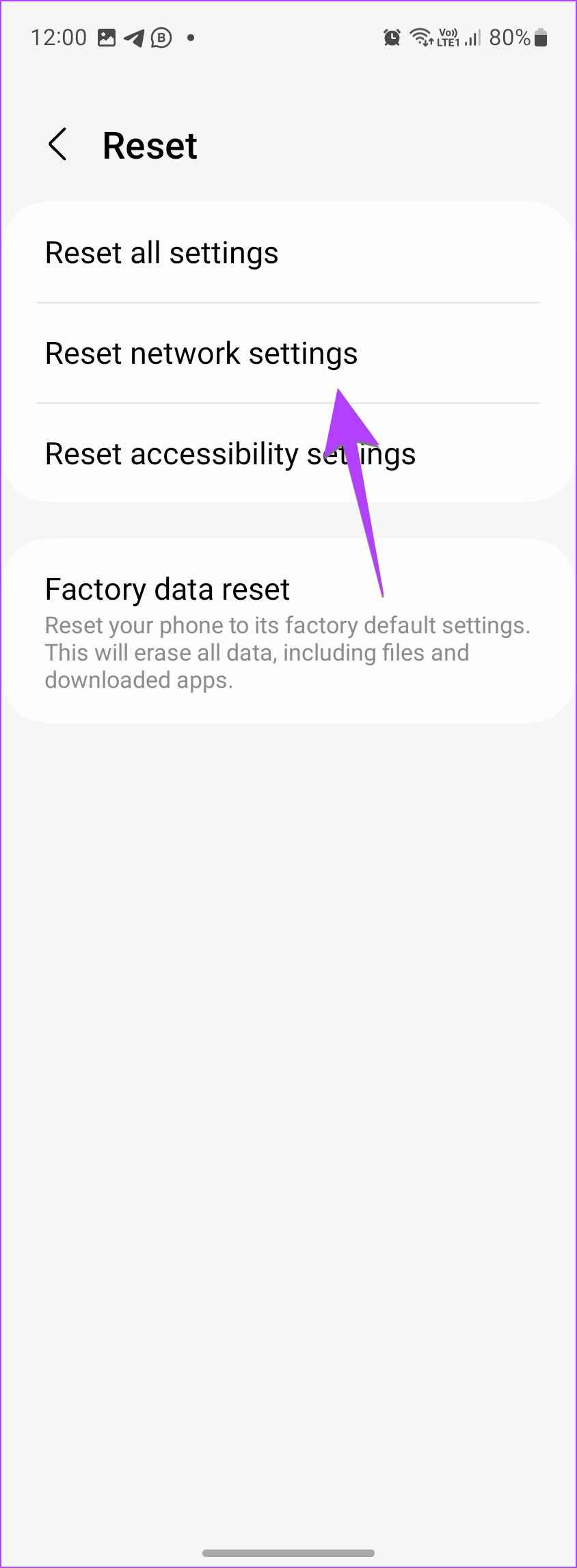 O que acontece quando você redefine as configurações de rede no Android e iOS