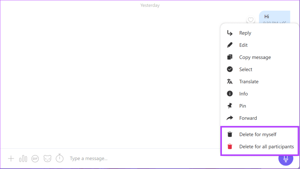 Comment supprimer des messages dans Viber