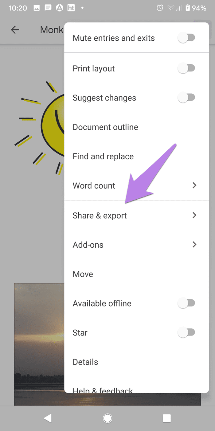 Como baixar e salvar imagens do Google Docs no telefone e no PC