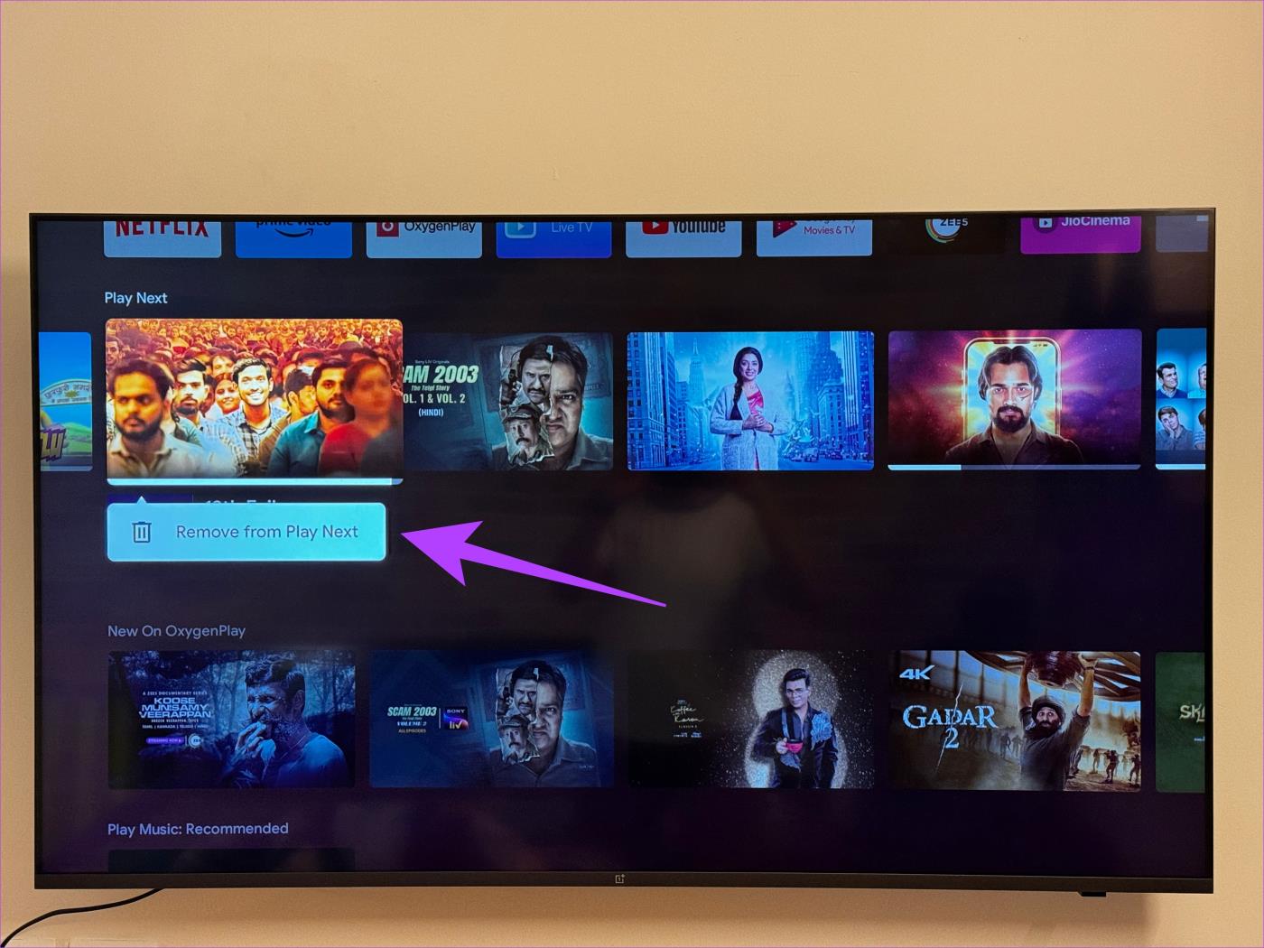 Come rimuovere Continua a guardare dalla home page di Android TV