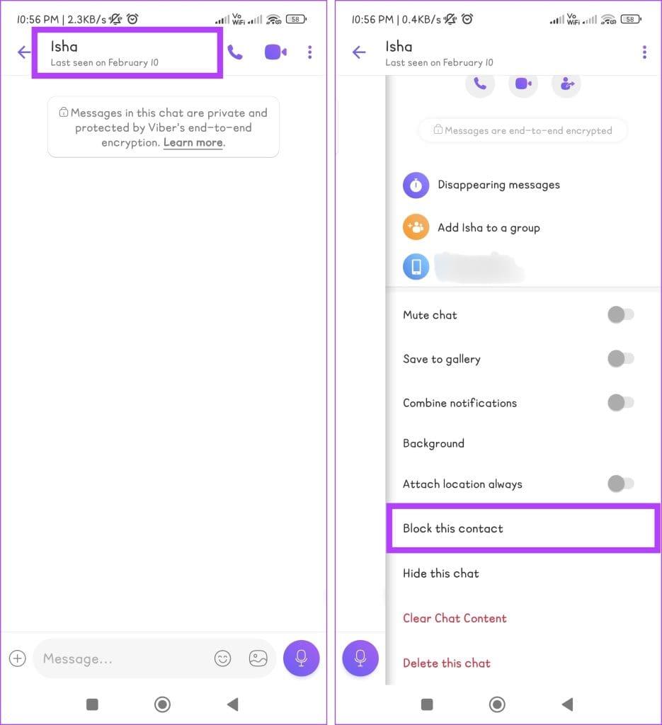 Comment bloquer ou débloquer quelqu'un sur l'application Viber