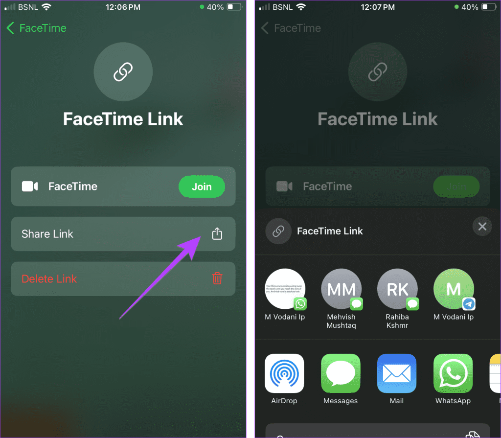 วิธีส่งลิงค์ FaceTime ไปยัง Android และ Windows