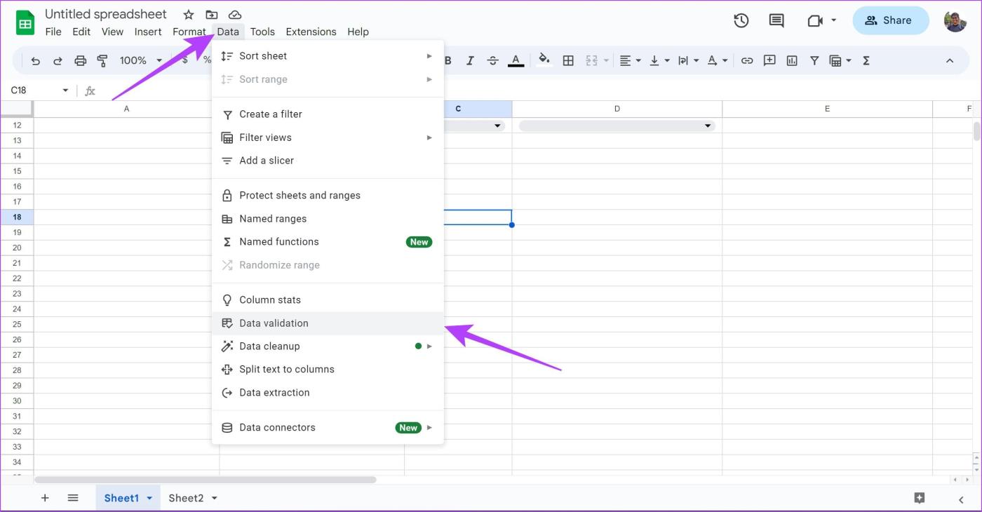 Cómo crear, editar y eliminar listas desplegables en Google Sheets