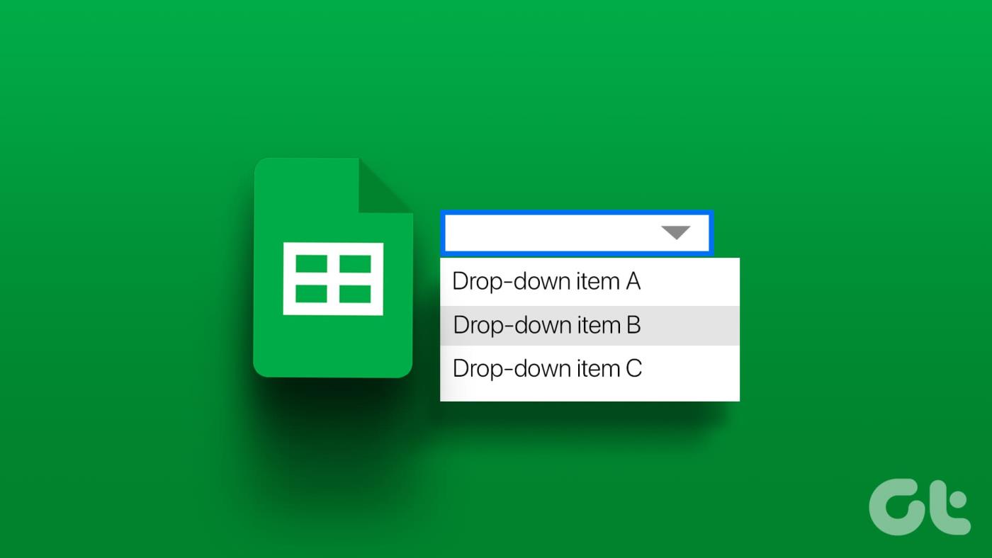 Cómo crear, editar y eliminar listas desplegables en Google Sheets