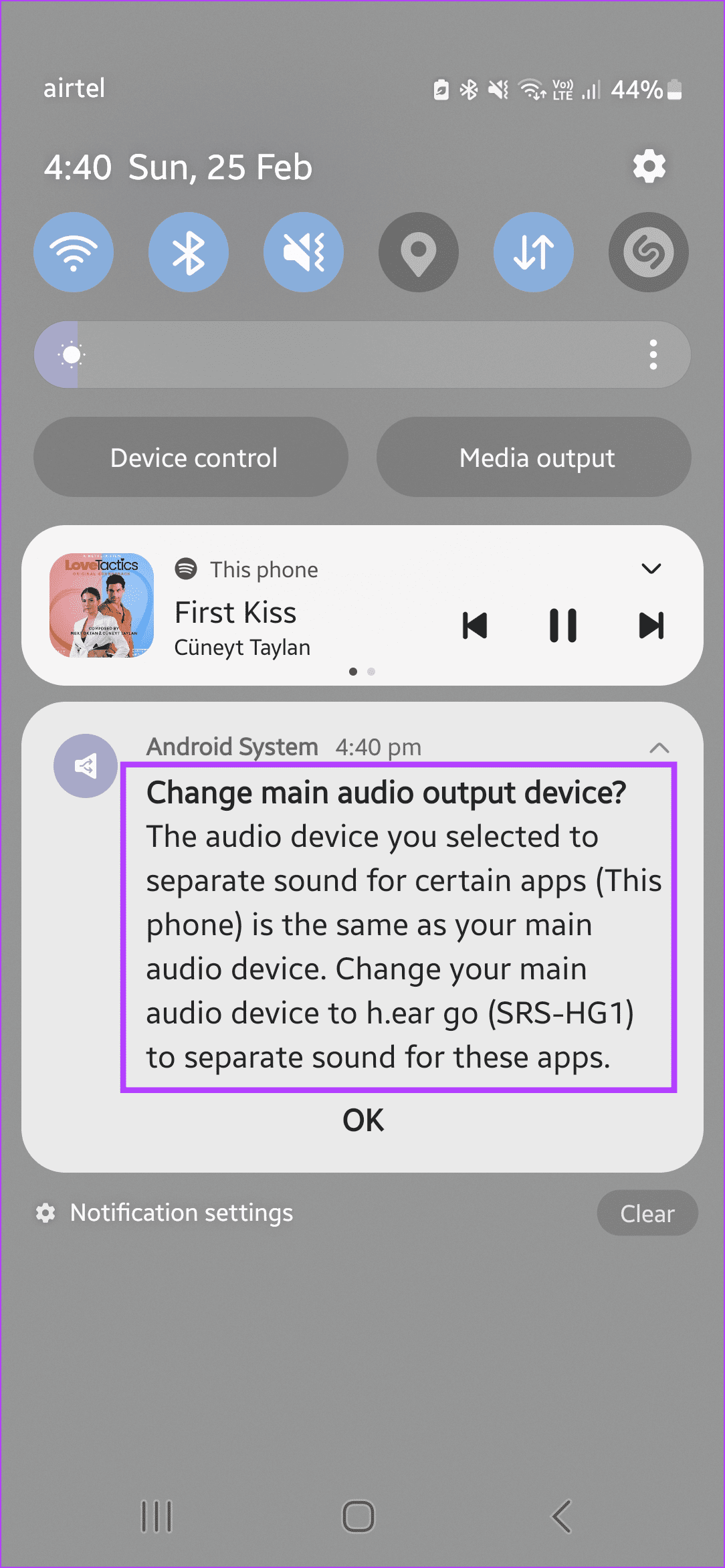 ¿Qué es el sonido de la aplicación separada de Samsung y cómo usarlo?