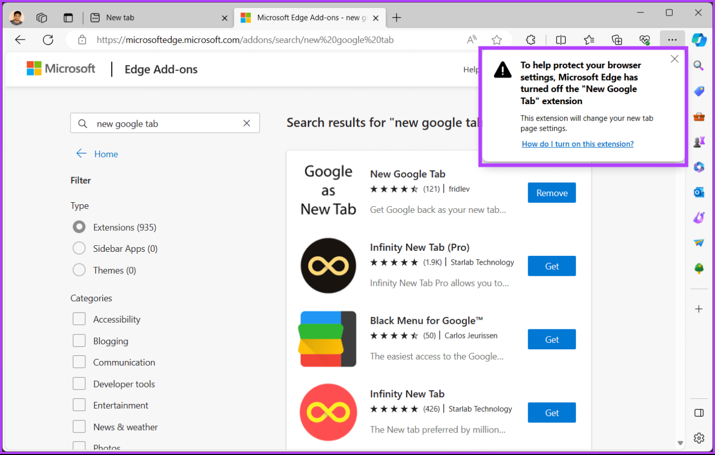 如何讓 Google 成為 Microsoft Edge 上的預設搜尋引擎