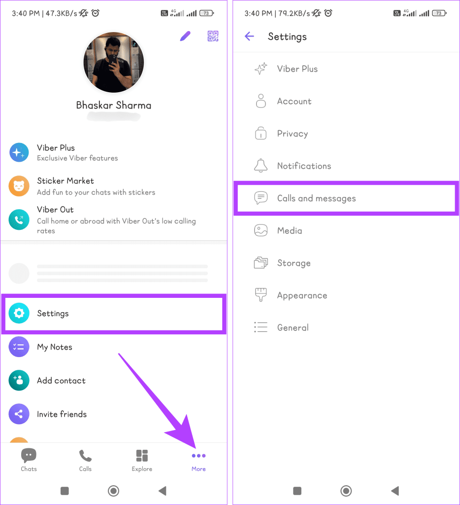 Comment supprimer des messages dans Viber