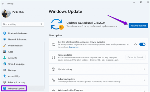 Windows-updates hervatten en wat u moet doen als dit niet lukt