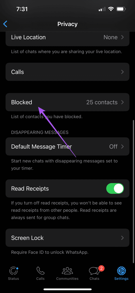 4 migliori soluzioni per le conferme di lettura che non funzionano su WhatsApp su iPhone e Android