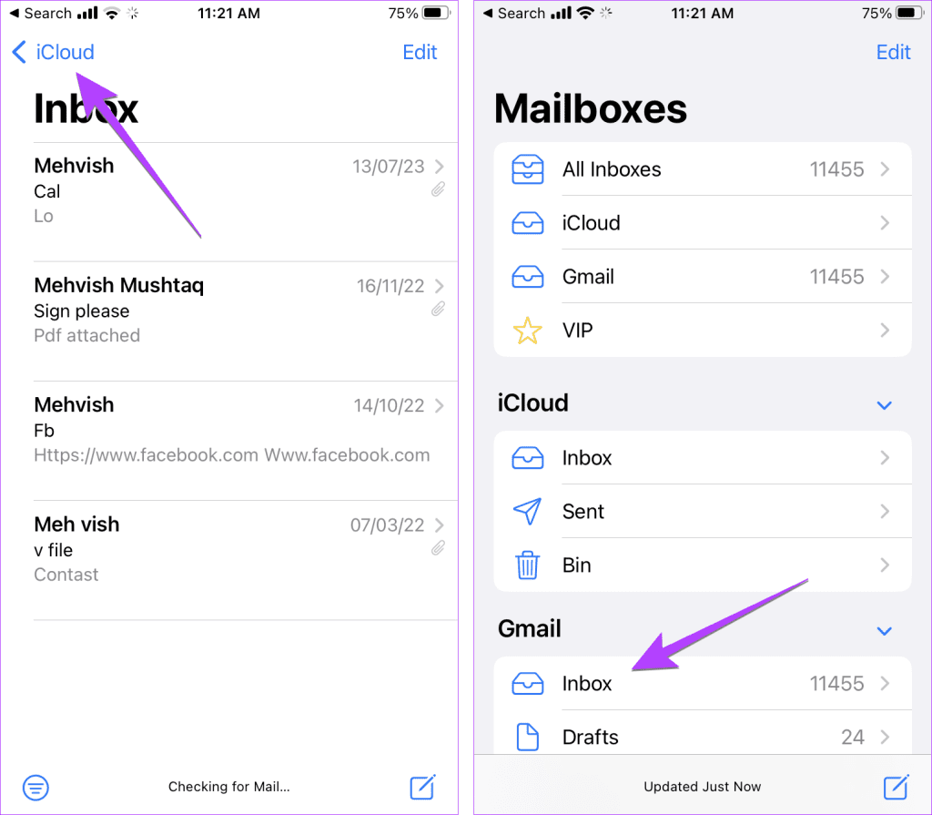 3 วิธีในการเพิ่มอีเมลอื่นไปยัง iPhone