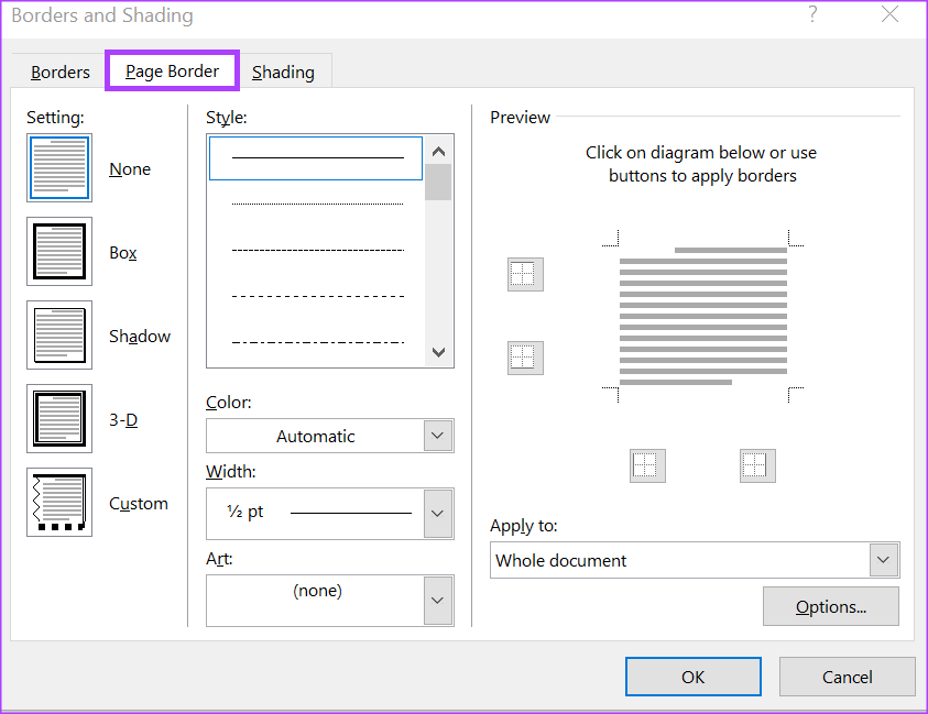 So fügen Sie einen Seitenrand in Microsoft Word ein und bearbeiten ihn