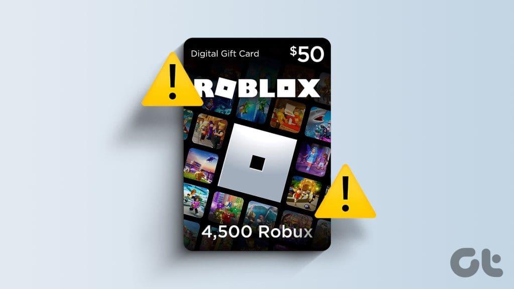 I 6 modi principali per risolvere il problema con la carta regalo Roblox che non funziona