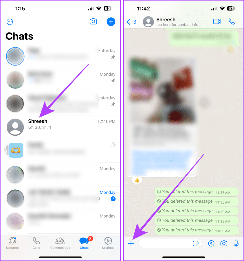 iPhoneを使用してWhatsAppで写真をドキュメントとして送信する4つの方法