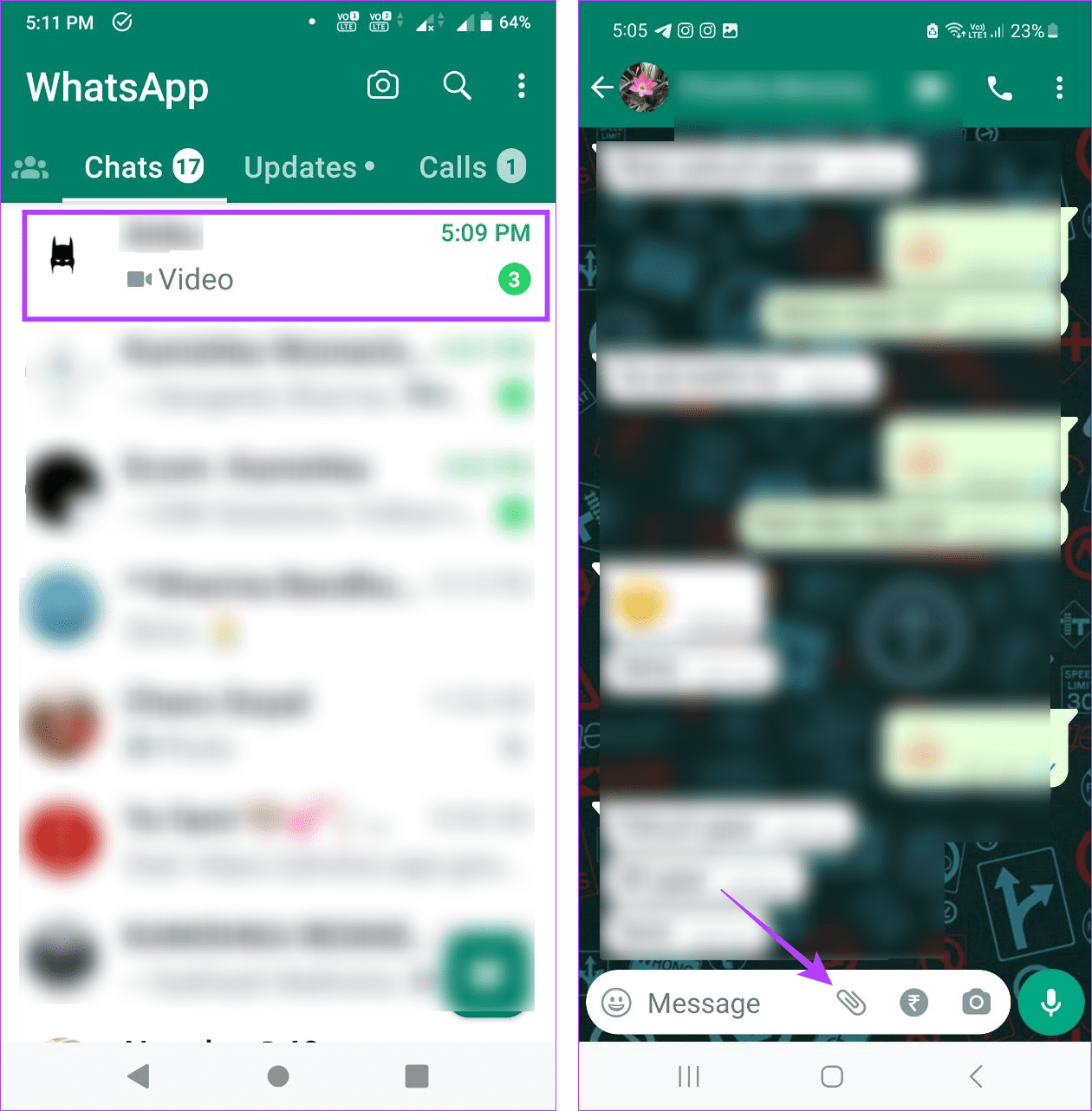 Hoe HD-foto's en -video's in WhatsApp te verzenden