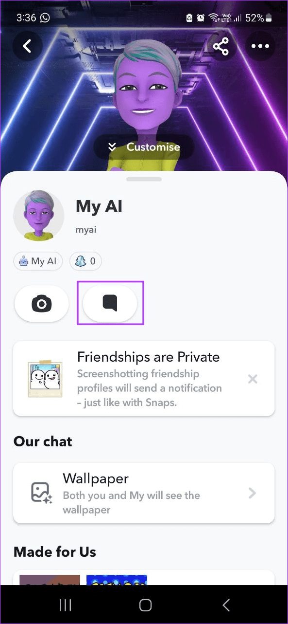 Snapchat My AIが動作しない、またはモバイルアプリで表示されない問題を修正する8つの方法