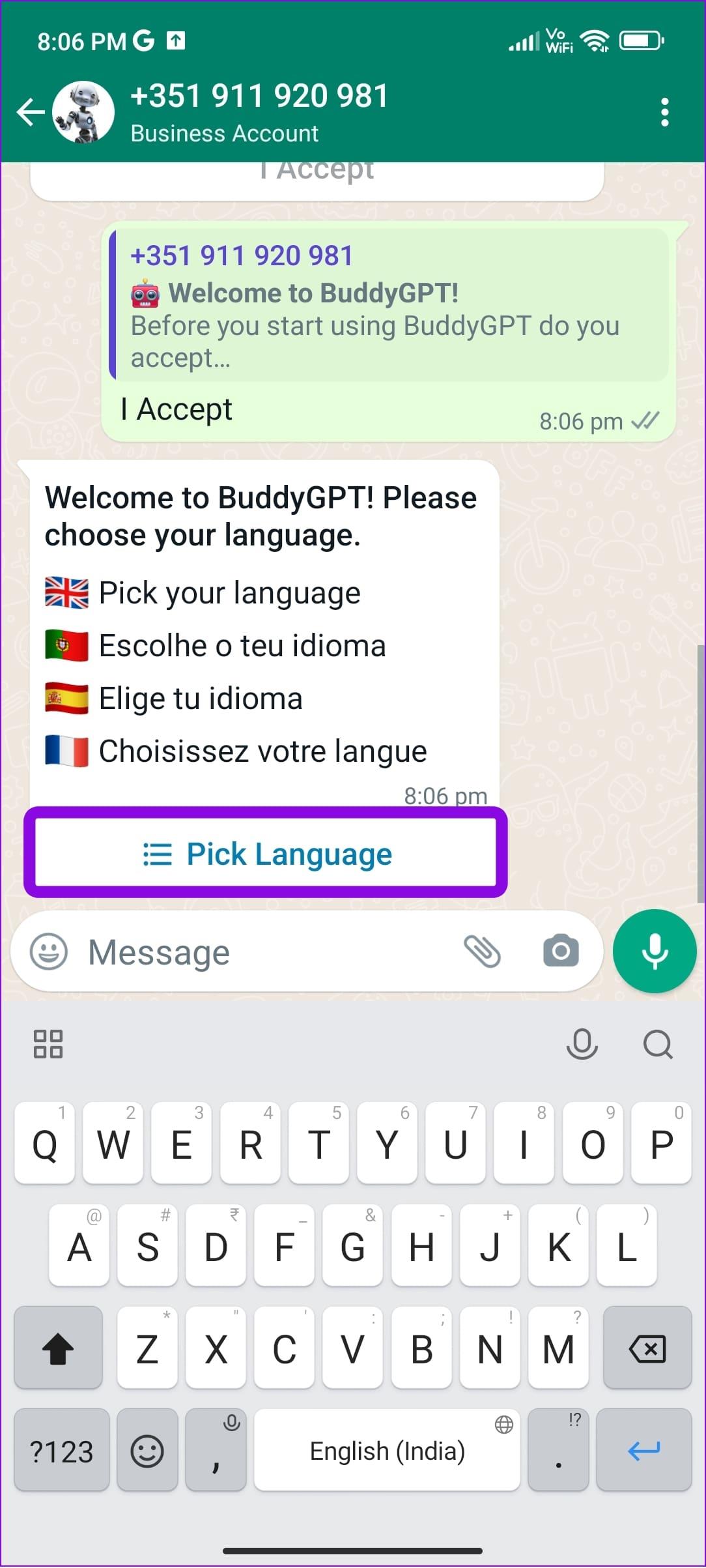 2 façons simples d'utiliser ChatGPT sur WhatsApp