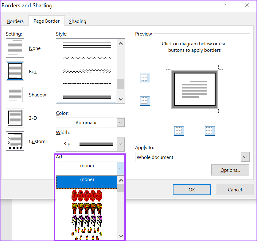 So fügen Sie einen Seitenrand in Microsoft Word ein und bearbeiten ihn